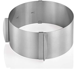 KÜCHENPROFI BAKE Tortenring verstellbar, extrahoch