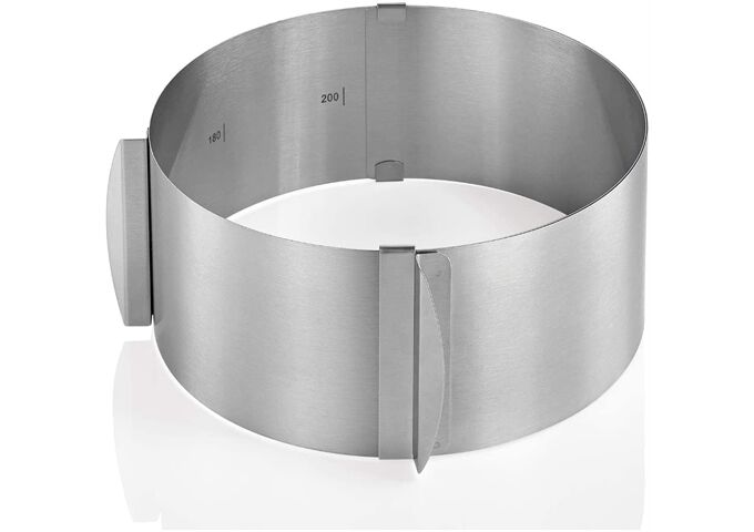 KÜCHENPROFI BAKE Tortenring verstellbar, extrahoch