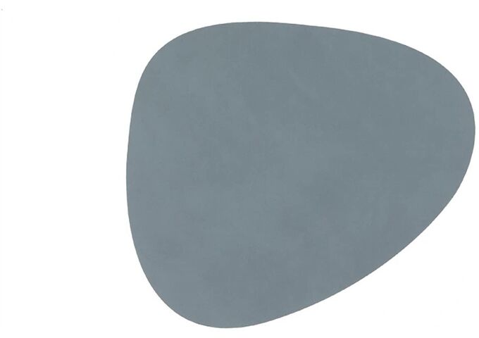 LINDDNA Glass Mat Curve Nupo Light Blue