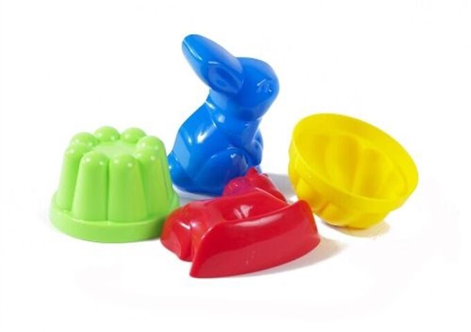 Outdoor active OA Sandformen, 4 Formen farbl. sort