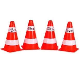 New Sports Pylonenset, 4 Stück, Höhe ca, 26 cm