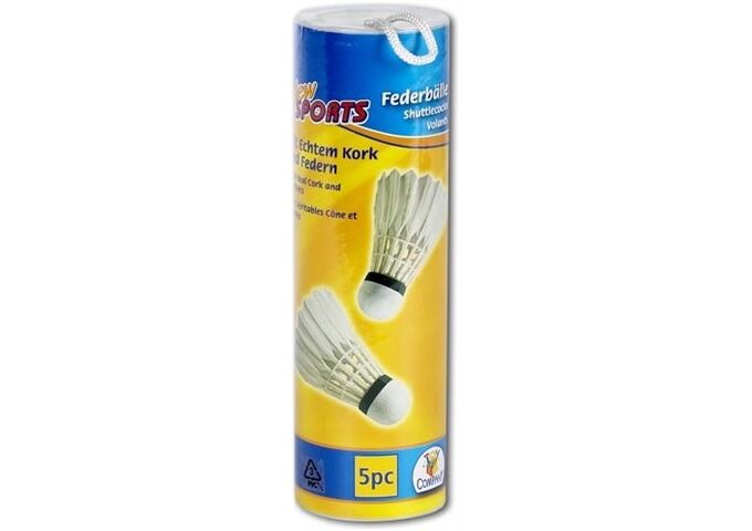 New Sports Badminton-Bälle mit Federn, 4 Stück in