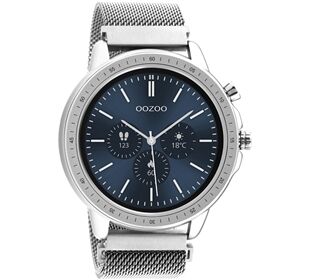 Oozoo Smartwatch Mesh silver/silver