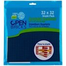 Open Brick Source Basisplatte 32x32 oceanblau