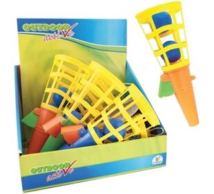 Outdoor active OA Fangbecher mit 2 Bällen, sort.,i