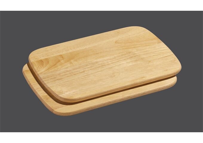 Zassenhaus Frühstücksbretter 2er-Set, hell 28x 20 cm