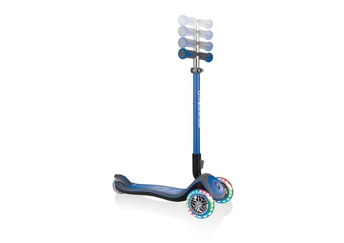 Globber GLOBBER ELITE DELUXE LIGHTS navy blau, mit Leuchtr