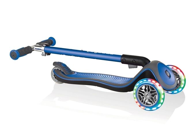 Globber GLOBBER ELITE DELUXE LIGHTS navy blau, mit Leuchtr