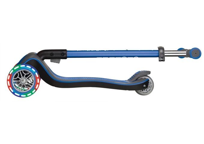 Globber GLOBBER ELITE DELUXE LIGHTS navy blau, mit Leuchtr