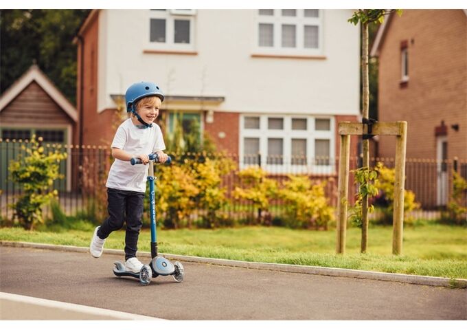 Globber GLOBBER ELITE DELUXE LIGHTS navy blau, mit Leuchtr