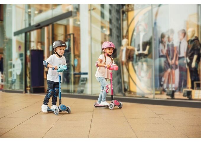 Globber GLOBBER ELITE DELUXE LIGHTS navy blau, mit Leuchtr