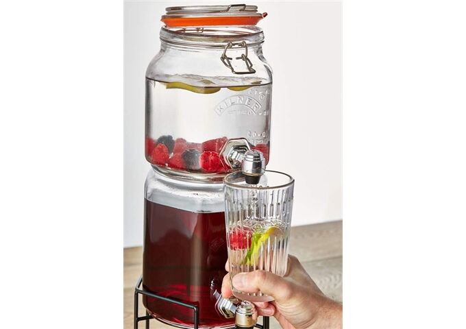 Kilner Stapelbarer Getränkespender, Höhe 40 cm, 3,1 & 2,1