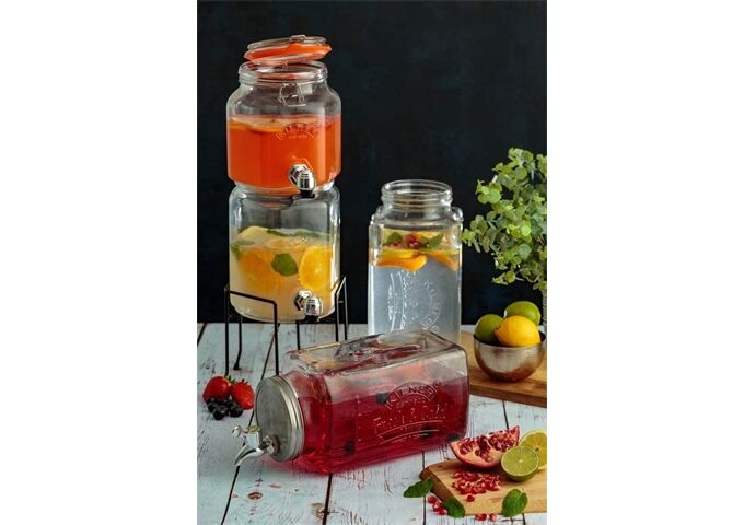 Kilner Stapelbarer Getränkespender, Höhe 40 cm, 3,1 & 2,1