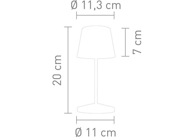 V&B Seoul 2.0 LED Tischleuchte weiss