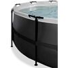 EXIT Toys EXIT Black Leather Pool ø427x122cm mit Abdeckung u