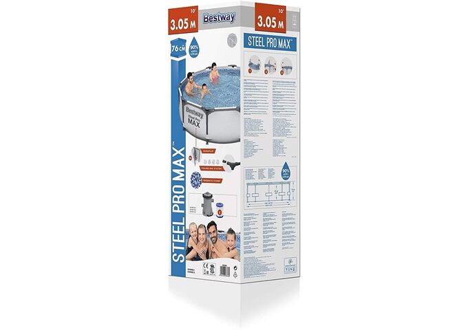 BESTWAY Steel Pro Max# Frame Pool-Set, rund 305cm