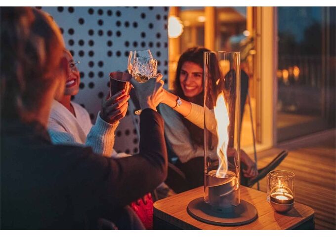 Höfats SPIN 120 Tischfeuer grau