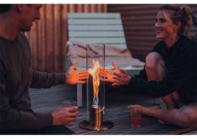 Höfats SPIN 120 Tischfeuer gold