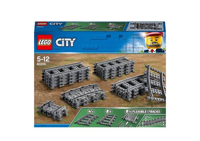 LEGO® LEGO® City 60205 Schienen und Kurven, 20 Teile