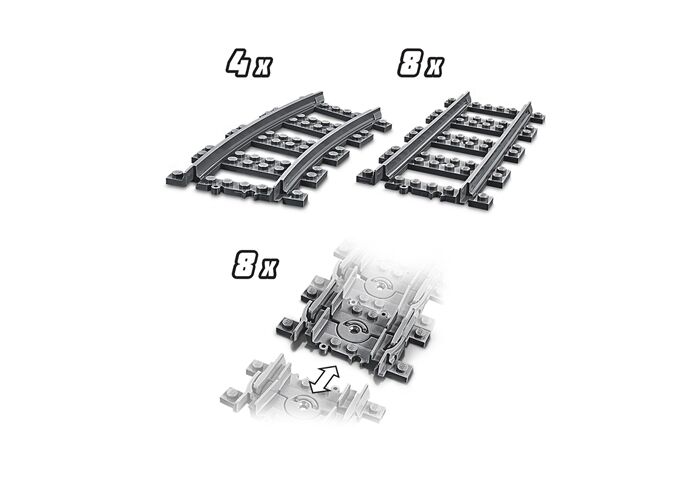 LEGO® LEGO® City 60205 Schienen und Kurven, 20 Teile