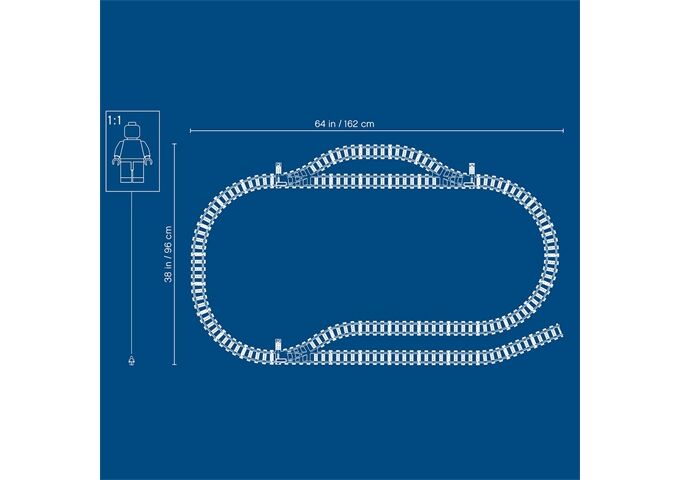 LEGO® LEGO® City 60205 Schienen und Kurven, 20 Teile