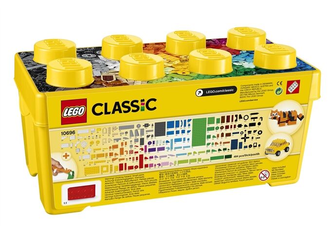 LEGO® LEGO® Classic 10696 Mittelgroße Bausteine-Box, 484