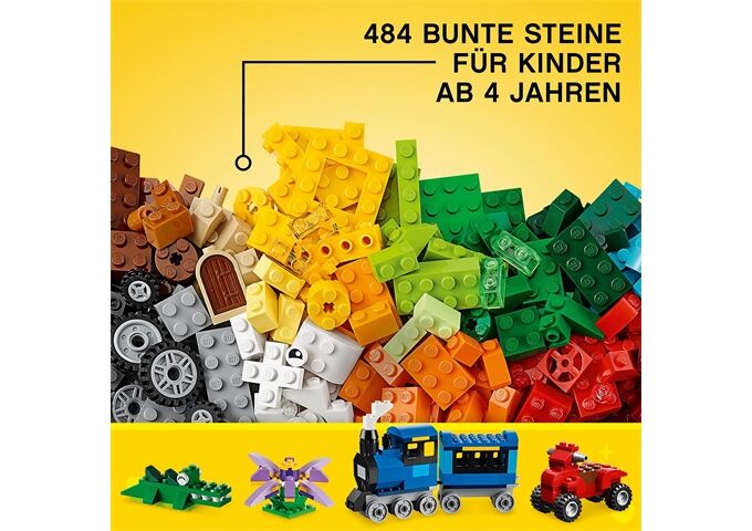 LEGO® LEGO® Classic 10696 Mittelgroße Bausteine-Box, 484