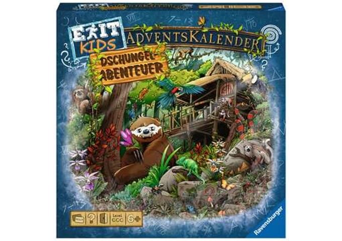 Ravensburger Exit Adventskalender Kids - Dschung