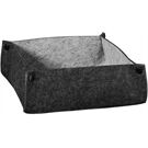 ASA art ´filz Korb, iron/ash