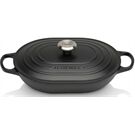 Le Creuset Gusseisen Signature OBLONG SIG 31 CM SCHWARZ