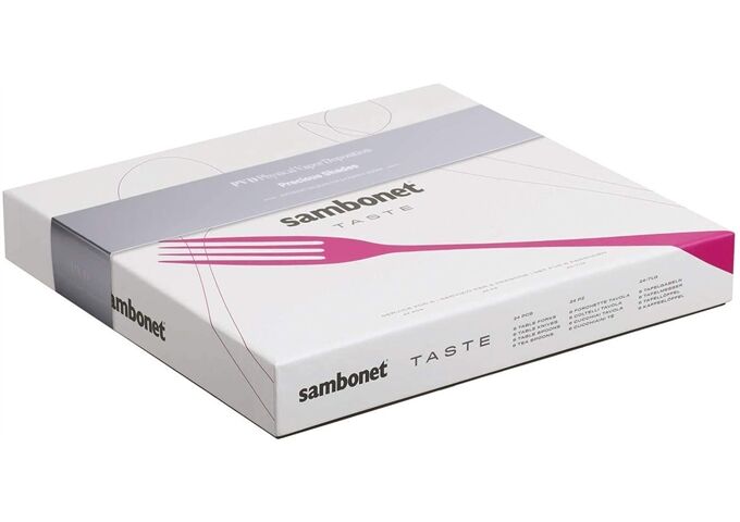 Sambonet Taste / Edelst./PVD Champag. Besteck 24tlg.Vh. Tas