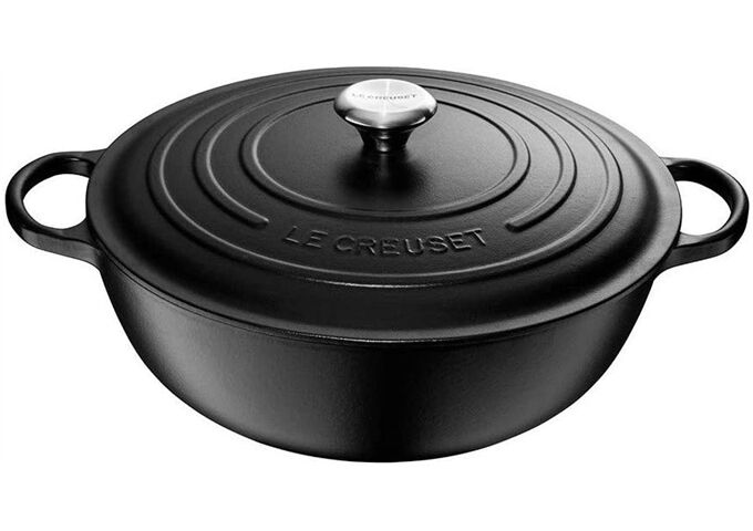 Le Creuset Gusseisen Signature STEW POT SIG 22CM SCHWARZ