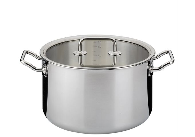 SPRING Kochtopf mit Glasdeckel BRIGADE BASIC 24 cm