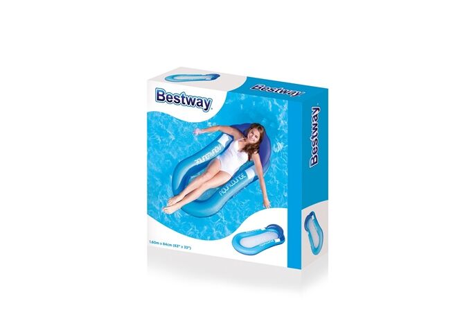 BESTWAY Aqua Lounge 164x84 cm sort.