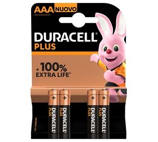 Duracell Batterie AAA/LR03 4ST Plus-ExtraLife