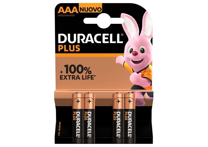Duracell Batterie AAA/LR03 4ST Plus-ExtraLife