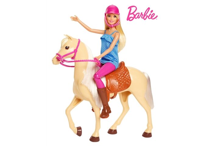 Barbie BRB Pferd & Puppe