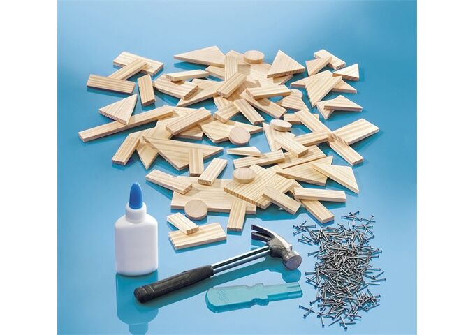 Totum Carpenter King - Holz und Hammer Set
