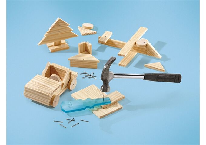 Totum Carpenter King - Holz und Hammer Set