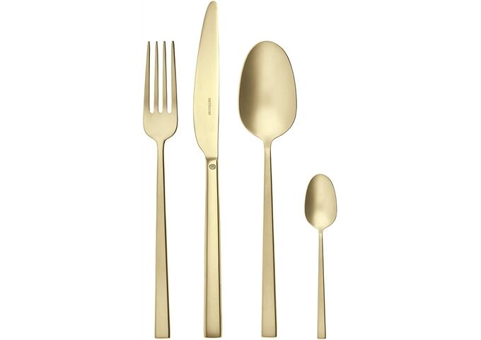 Sambonet Rock Antique / Edelst./PVD Champag.Besteck 24tlg.V