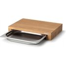 Continenta Multifunktionsbrett mit Edelstahl-Schublade, Eiche