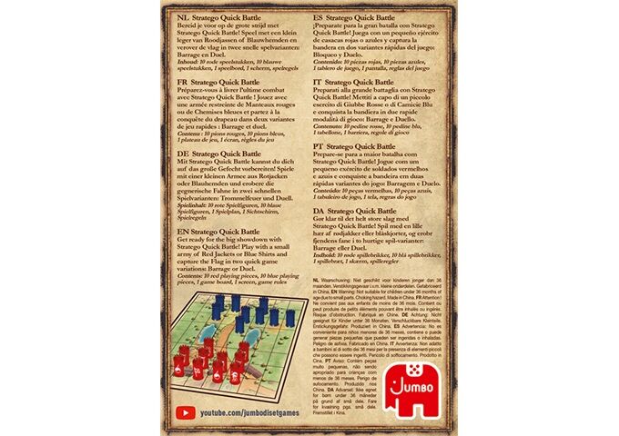 Jumbo Stratego Quick Battle