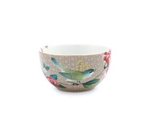 Pip Studio Bowl Blushing Birds Khaki 12cm