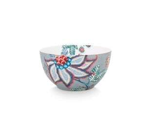 Pip Studio Bowl Flower Festival Light Blue 15cm