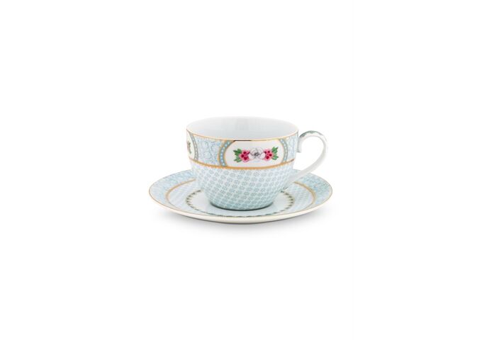 Pip Studio Cup & Saucer Blushing Birds White 280ml