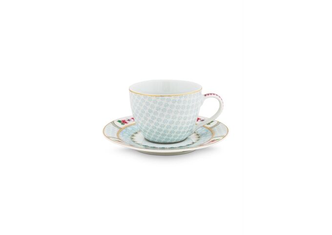 Pip Studio Espresso Cup & Saucer Blushing Birds White 120ml