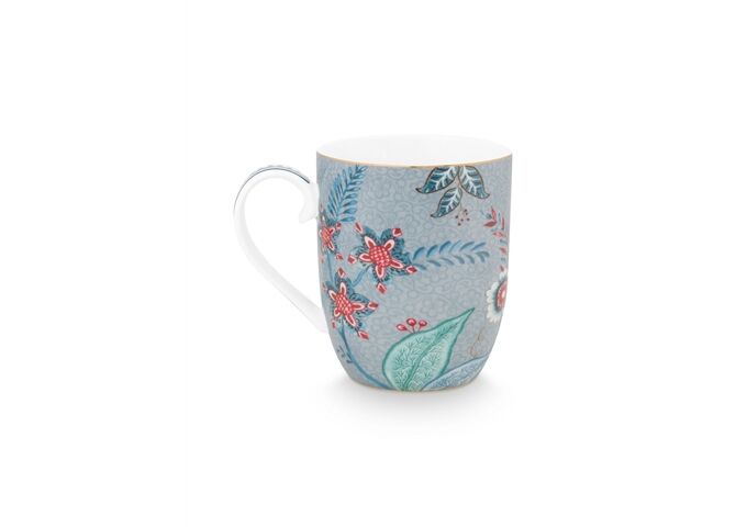 Pip Studio Mug Small Flower Festival Light Blue145ml