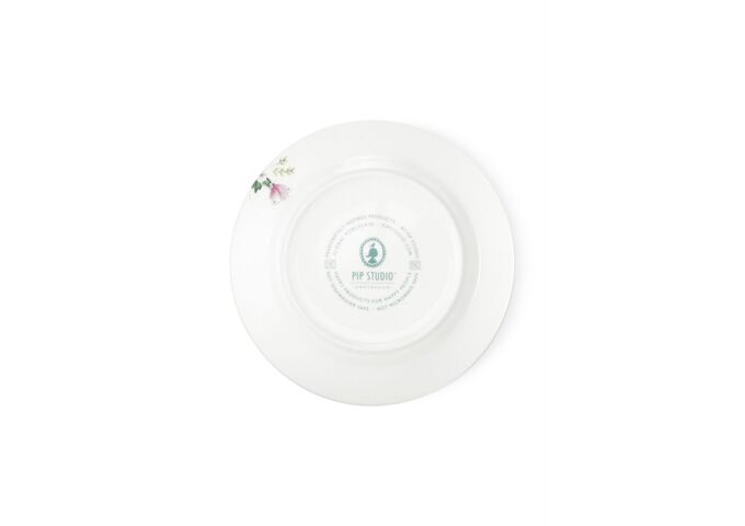 Pip Studio Plate Blushing Birds Khaki 21cm