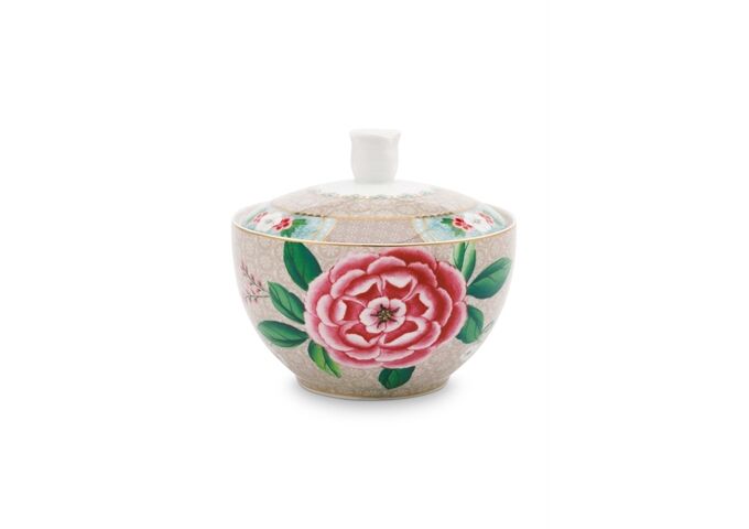Pip Studio Sugar Bowl Blushing Birds Khaki 300ml