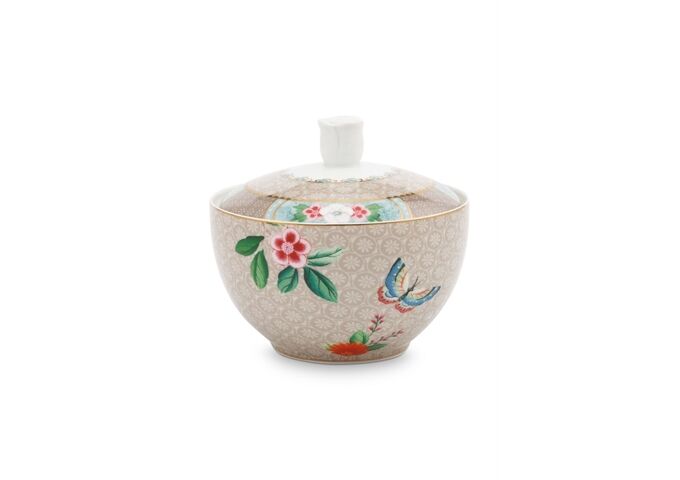 Pip Studio Sugar Bowl Blushing Birds Khaki 300ml